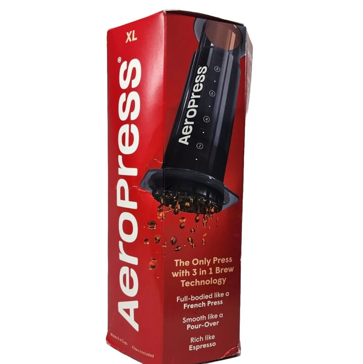 AeroPress Original Coffee & Espresso Maker XL + XL Filters