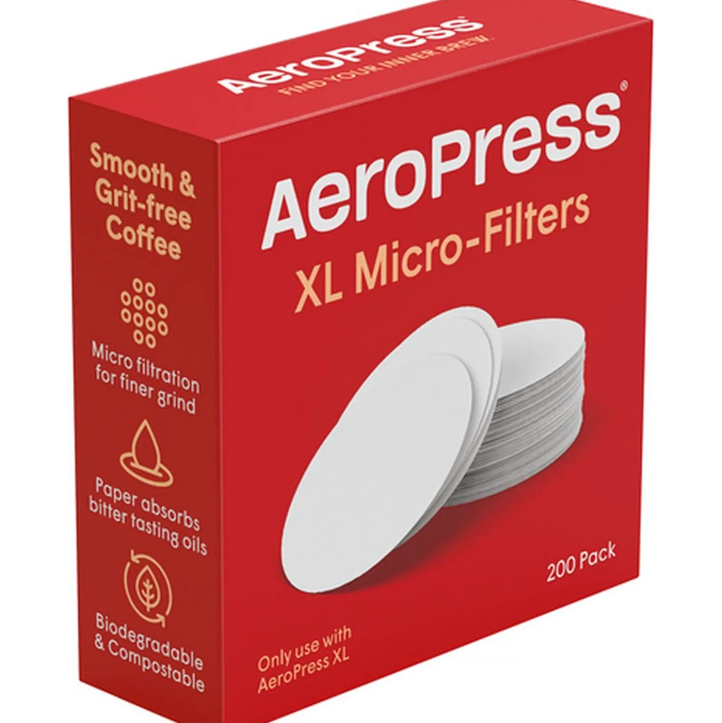 AeroPress XL Micro Filters 200 stuks (Origineel)
