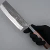Anryu Knives Aogami Super Walnut Nakiri
