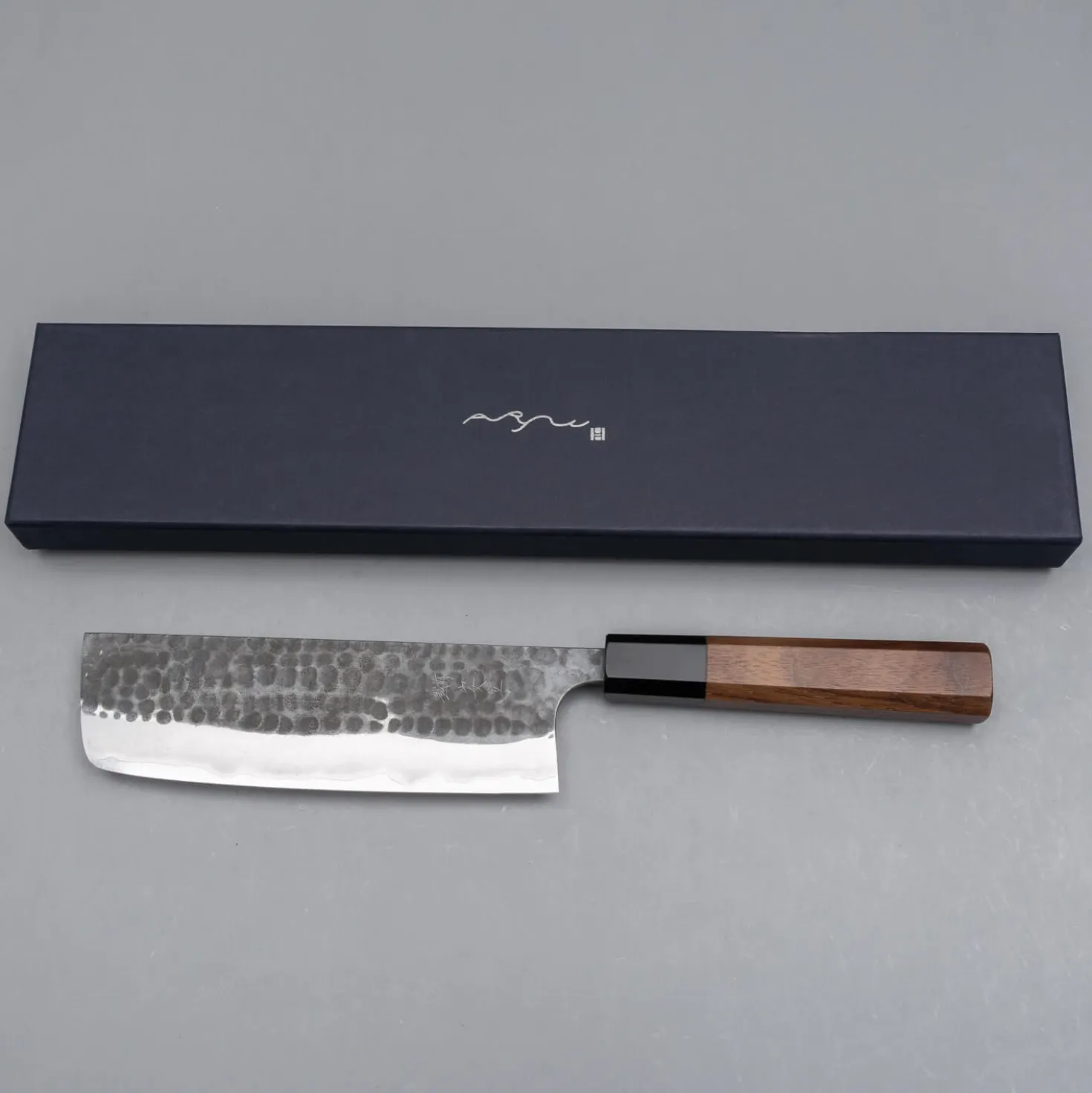 Anryu Knives Aogami Super Walnut Nakiri