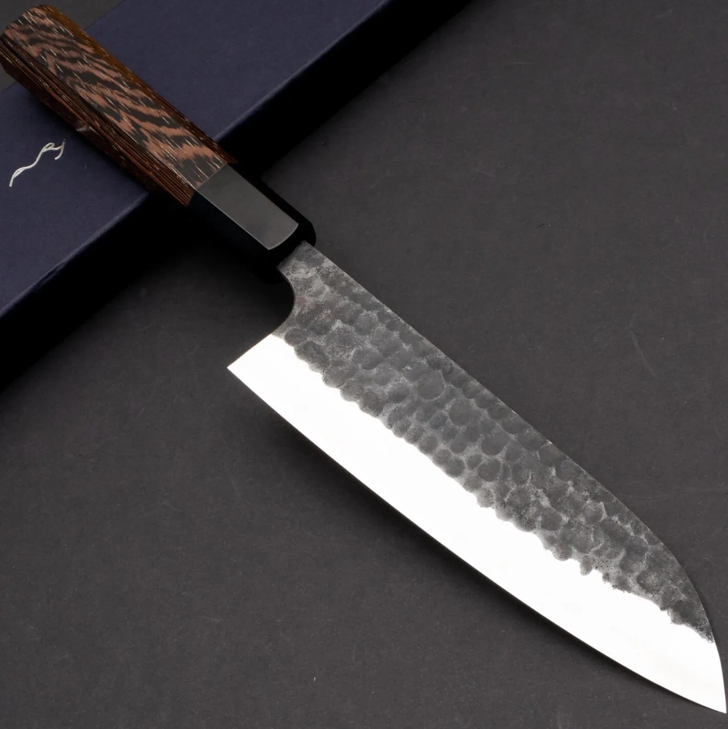 Anryu Knives Aogami Super Wenge Santoku 17 cm