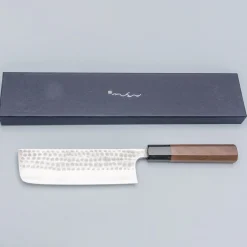 Anryu Knives Aogami #2 Walnut Nakiri