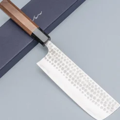 Anryu Knives Aogami #2 Walnut Nakiri