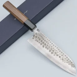 Anryu Knives Aogami #2 Walnut Santoku