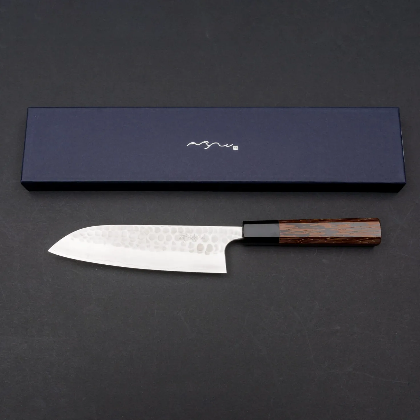 Anryu Knives Aogami #2 Wenge Santoku