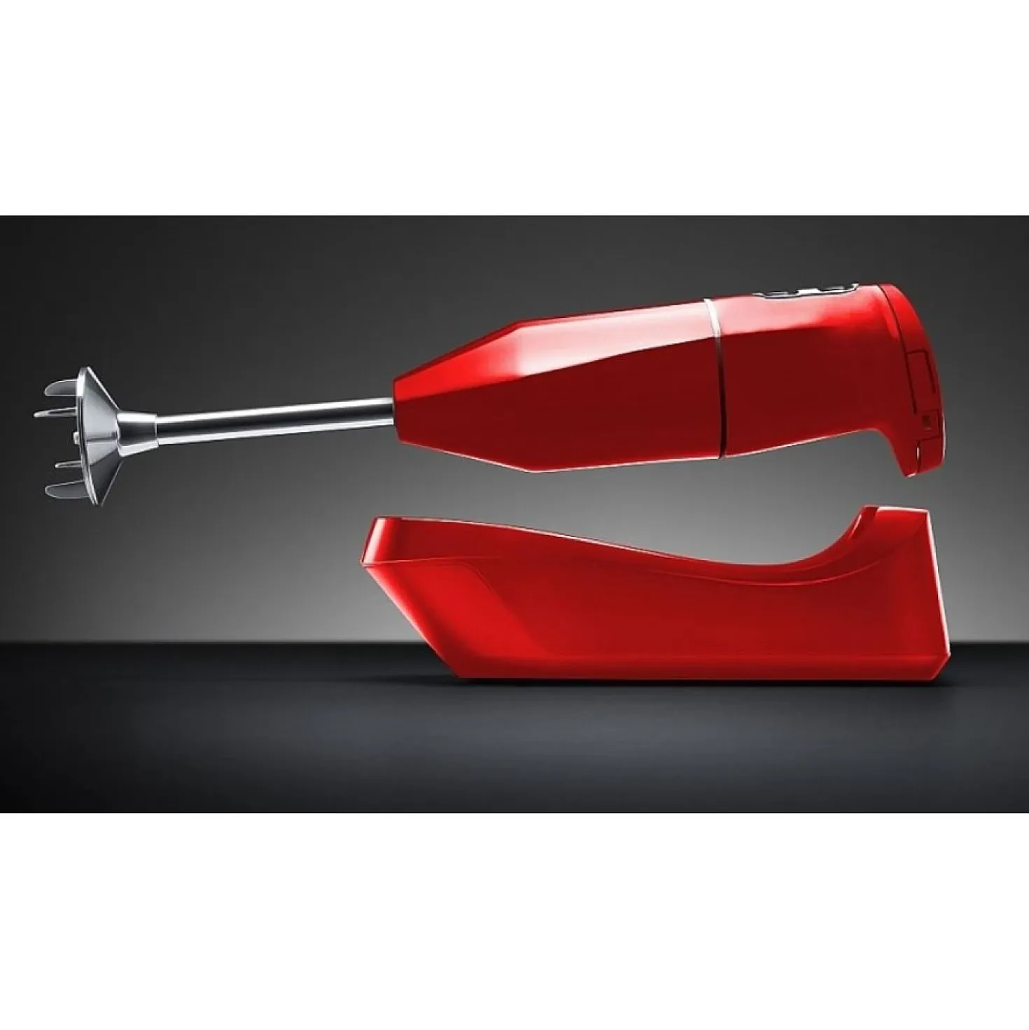 Bamix Cordless Plus Staafmixer Rood