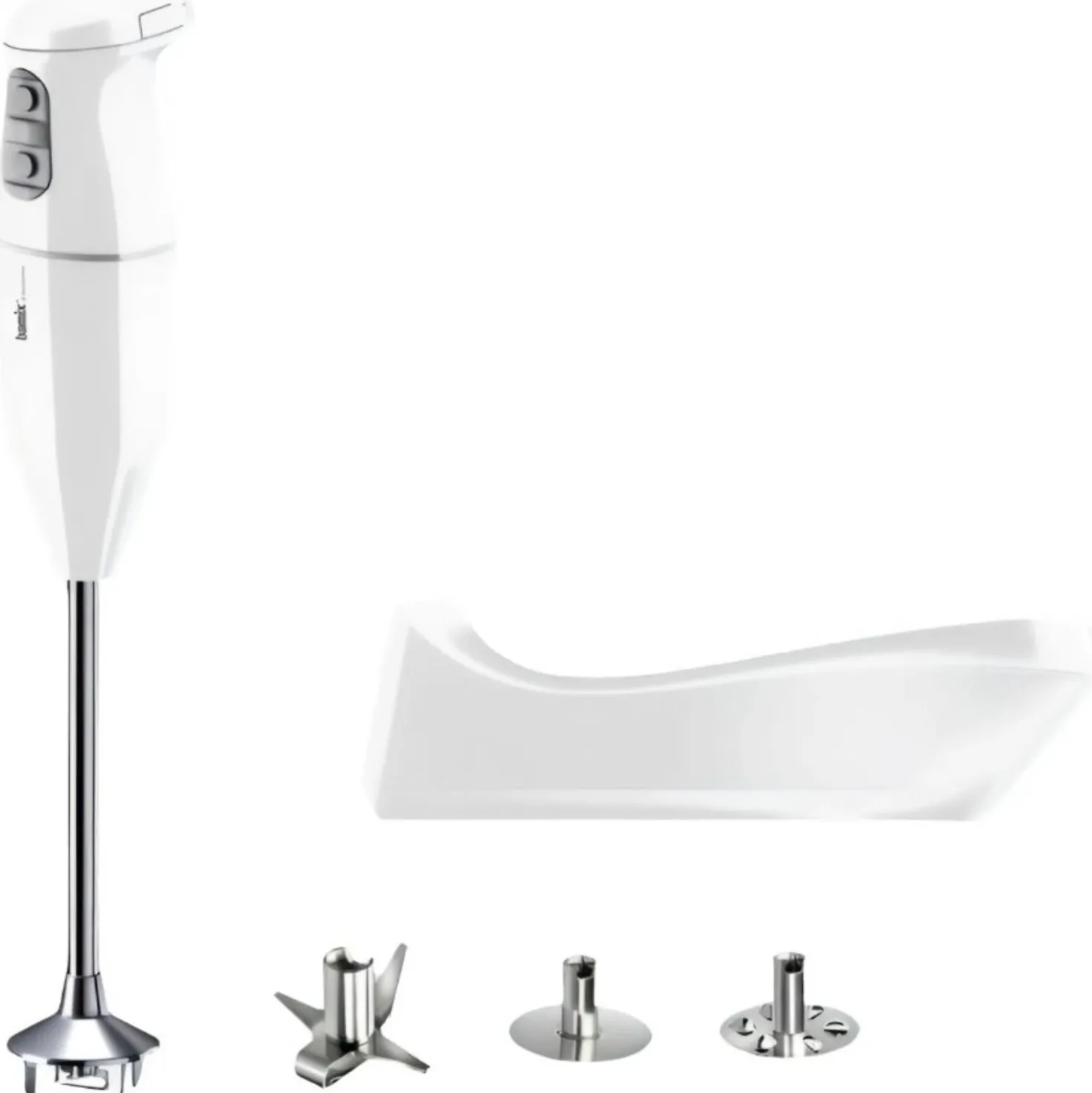 Bamix Cordless Pro Staafmixer Wit