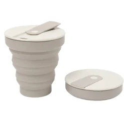 Beewise Opvouwbare Reisbeker Lichtgrijs 265 ml