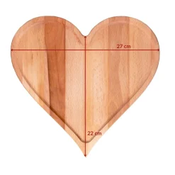 Beukenhouten Serveerplank Hart