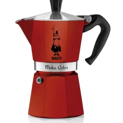 Bialetti Moka Color Rood 6 kops
