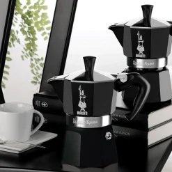 Bialetti Moka Color Zwart 6 kops