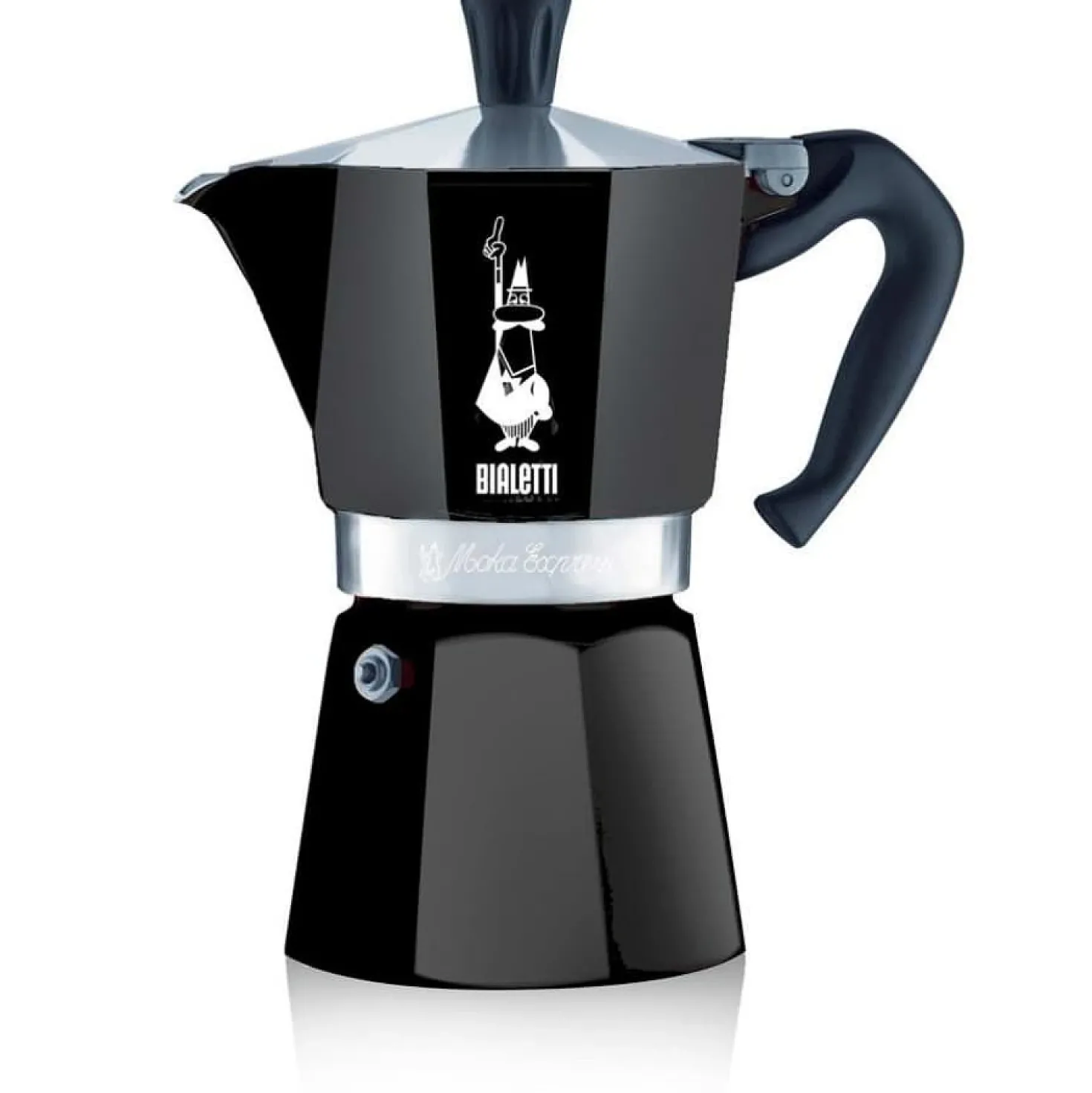 Bialetti Moka Color Zwart 3 kops