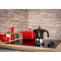 Bialetti Moka Induction Zwart 6 kops