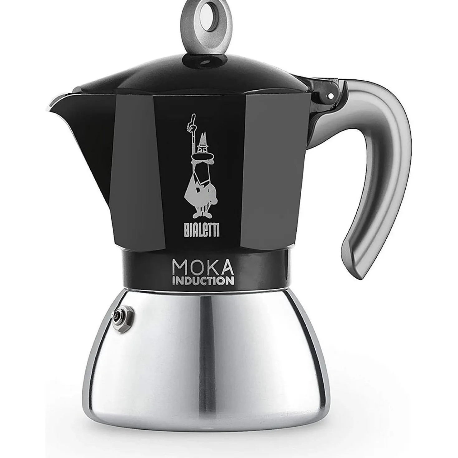Bialetti Moka Induction Zwart 6 kops