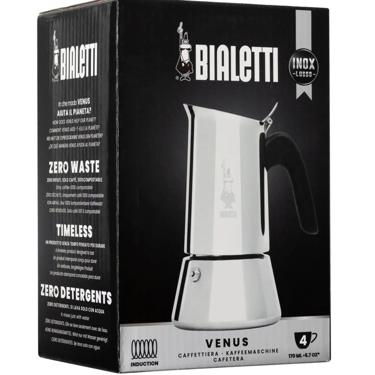 Bialetti New Venus RVS 4 kops