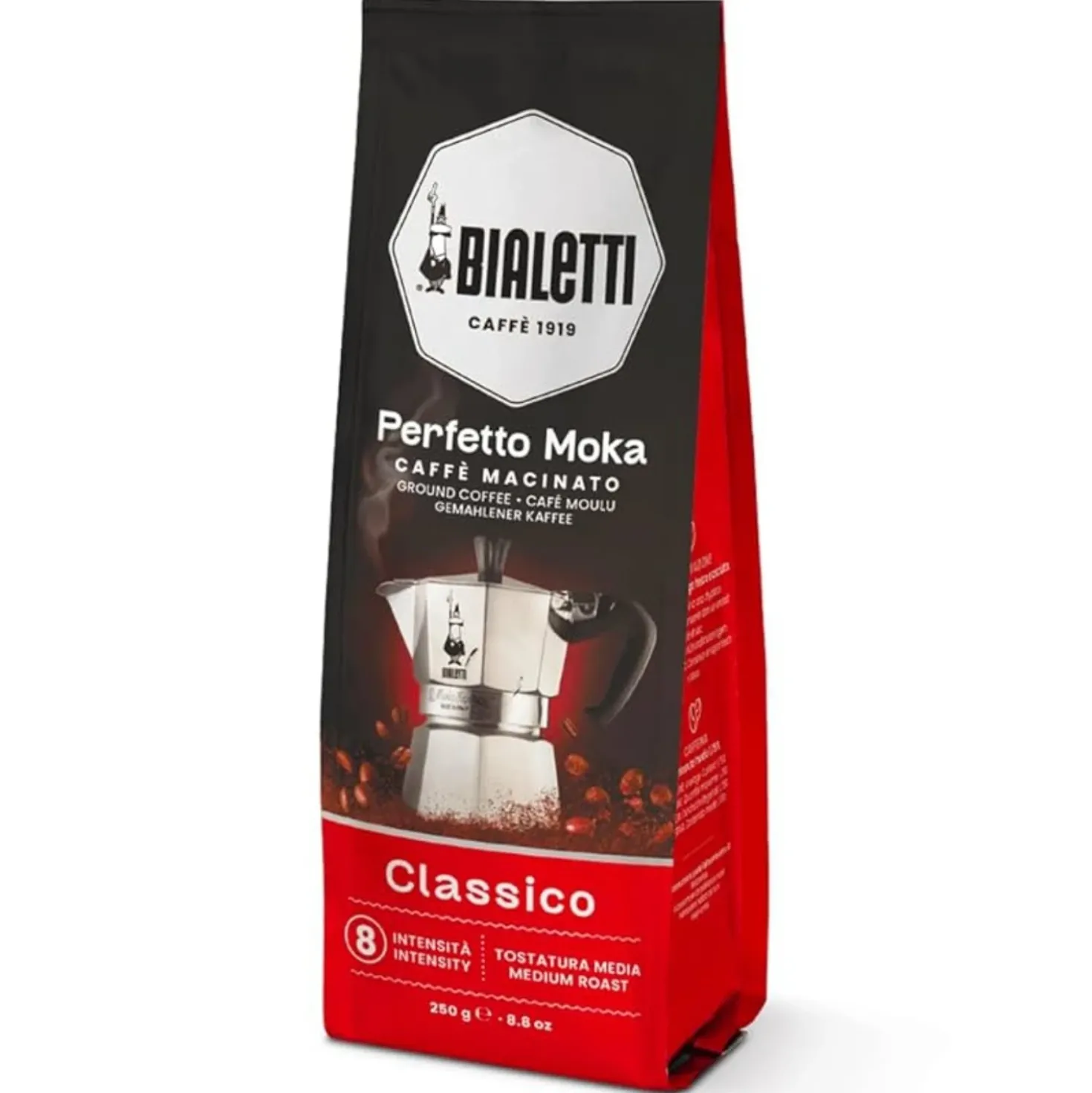 Bialetti Perfetto Moka Classico Gemalen Koffie