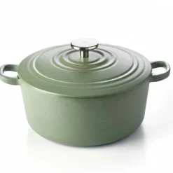 BK Bourgogne Gietijzeren Braadpan Olive Green 28 cm