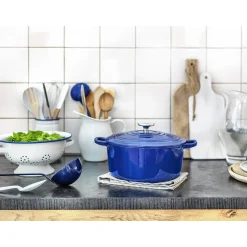 BK Bourgogne Gietijzeren Braadpan Royal Blue 28 cm