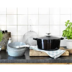 BK Bourgogne Gietijzeren Braadpan Jet Black 28 cm