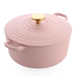 BK Bourgogne Gietijzeren Braadpan Blush Pink 24 cm