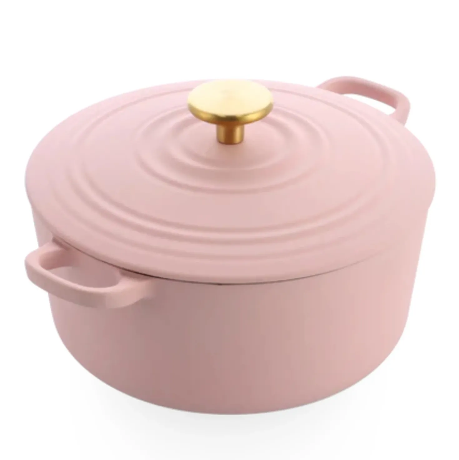 BK Bourgogne Gietijzeren Braadpan Blush Pink 24 cm