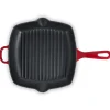 BK Bourgogne Grillpan Vierkant 26 cm Chili Rood
