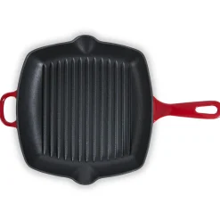 BK Bourgogne Grillpan Vierkant 26 cm Chili Rood