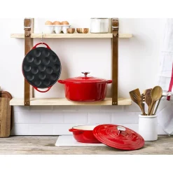 BK Bourgogne lage braadpan 28 cm jet Red