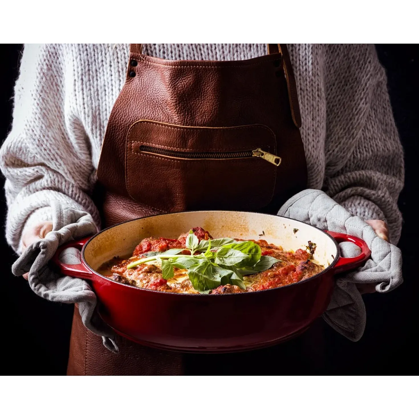BK Bourgogne lage braadpan 28 cm jet Red