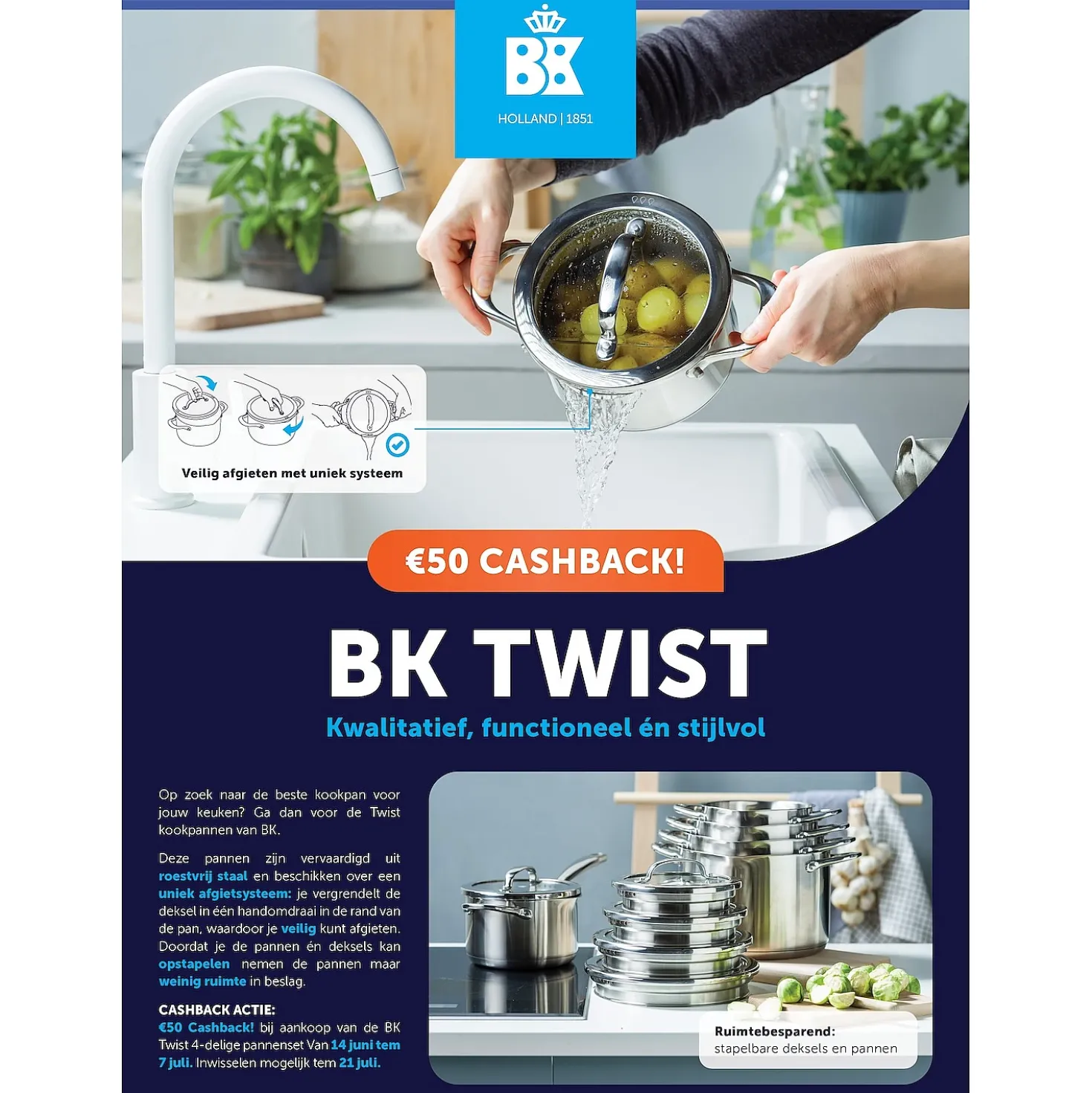 BK Pannenset Twist 5-delig