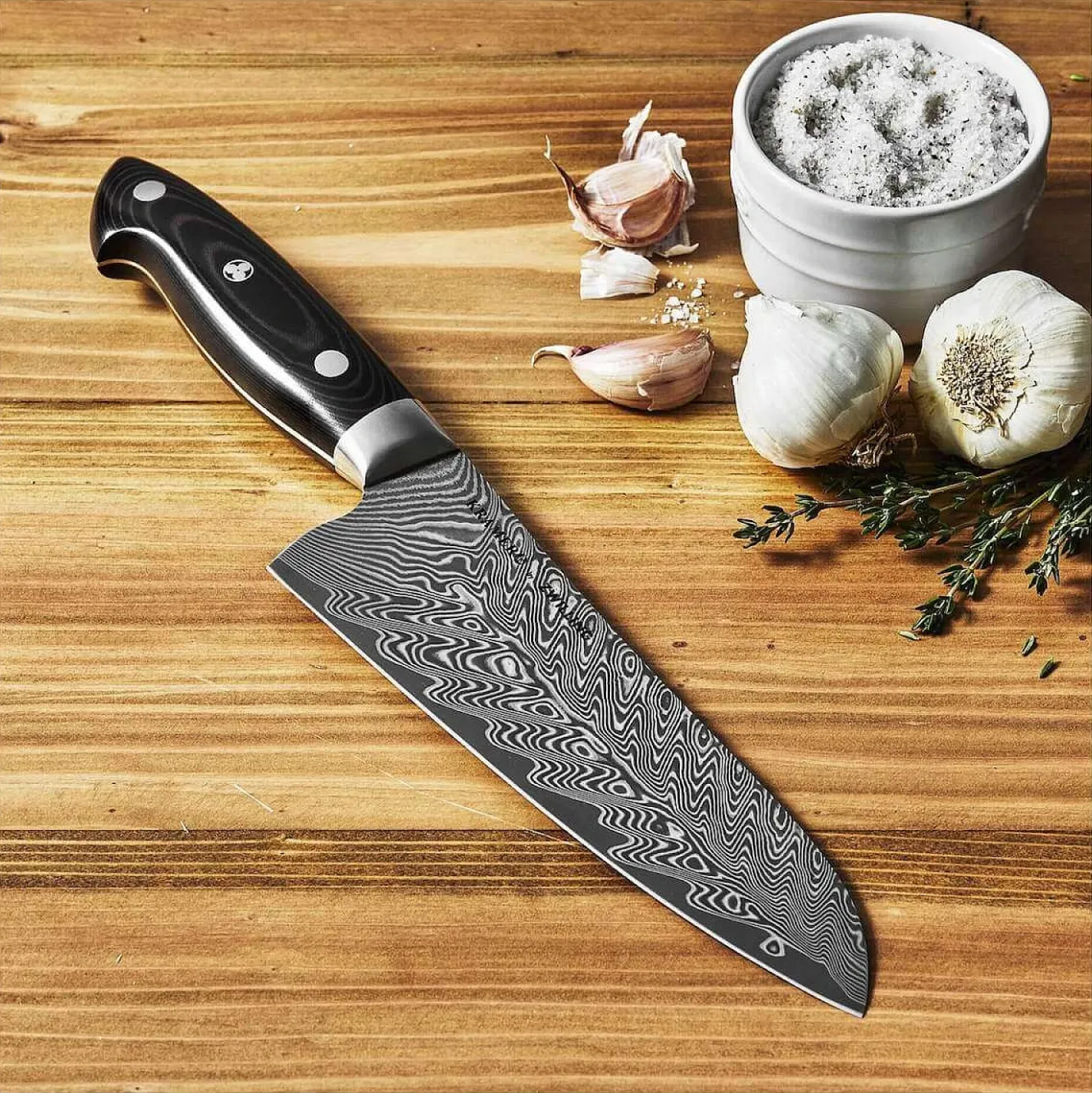 Bob Kramer Euro Stainless Santoku 18 cm