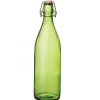 Bormioli Giara Fles Met Beugel 1000ml (Groen)