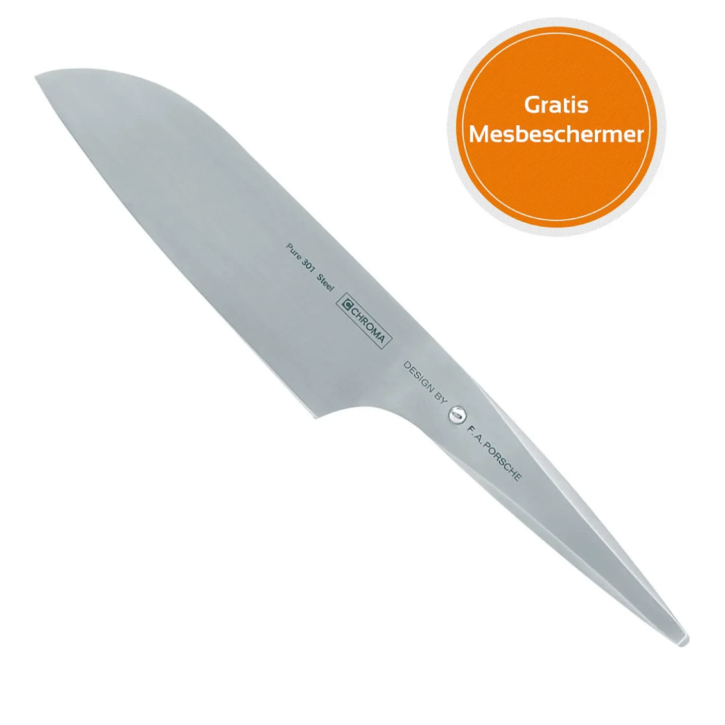 Chroma Porsche design 301 Santoku P02 17.8 cm