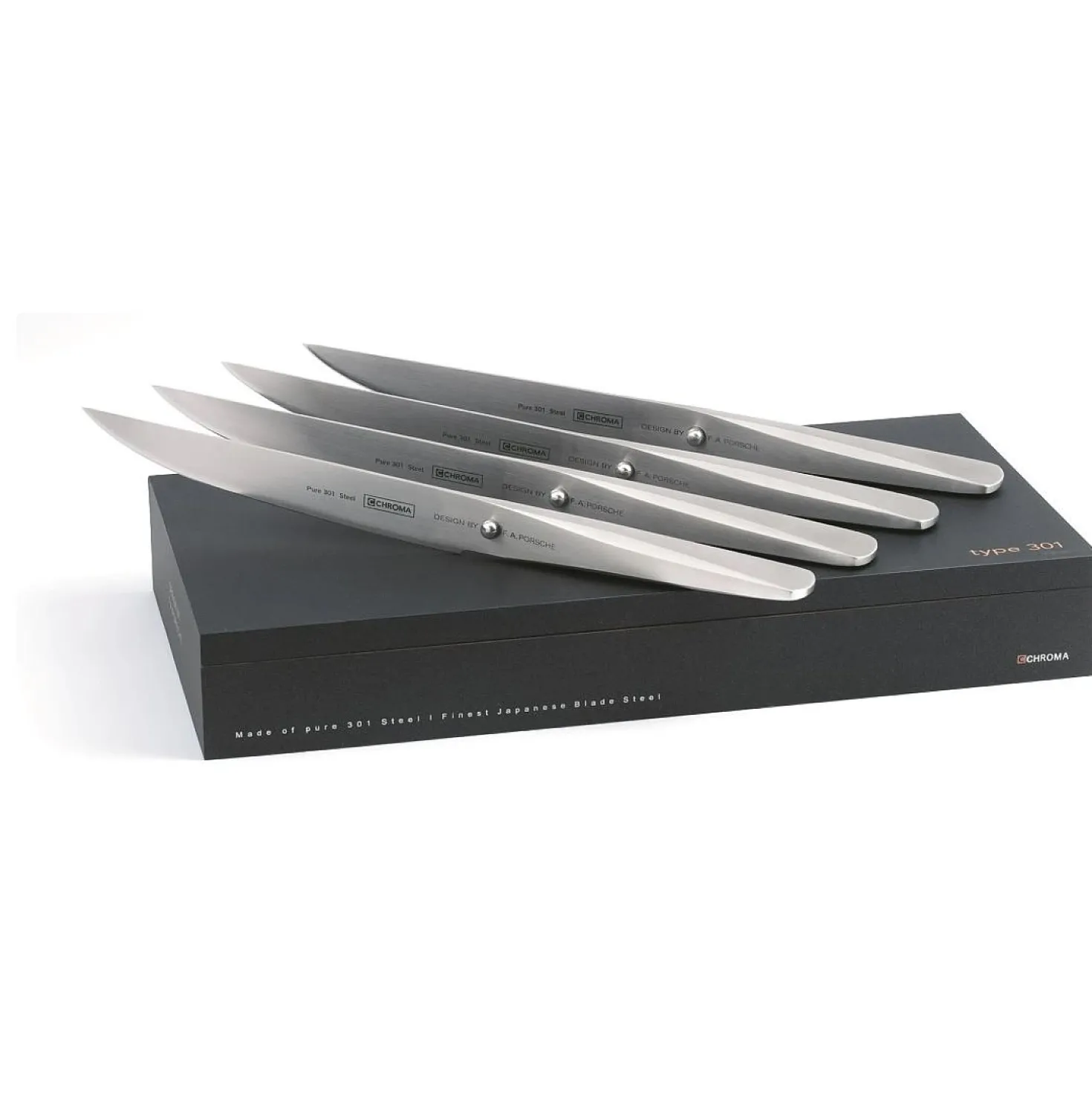 Chroma Porsche design 301 Steakmessenset P16