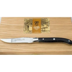 Claude Dozorme Laguiole Steakmessen Zwart Hout