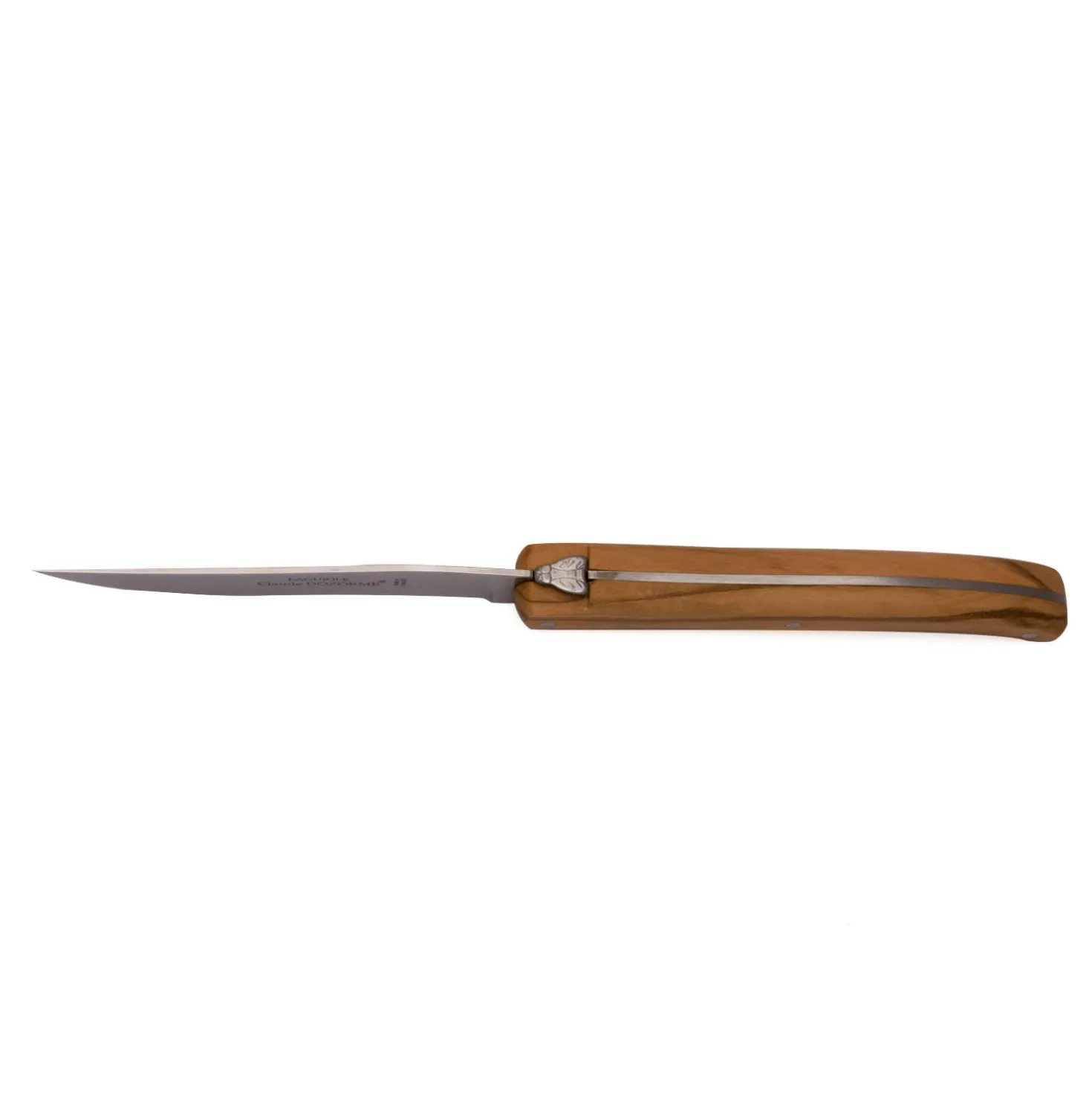 Claude Dozorme Laguiole Steakmessen Olijfhout