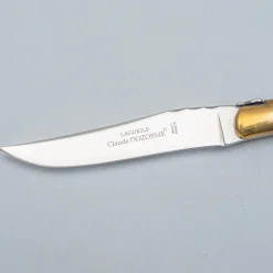 Claude Dozorme Laguiole Steakmessen Licht Hoorn