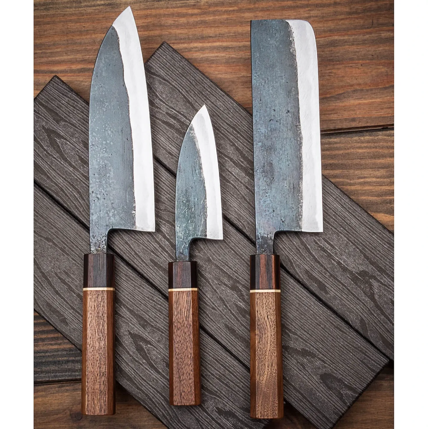 Daisuke Nishida Shiro #1 Walnut Funayuki 18 cm