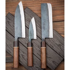 Daisuke Nishida Shiro #1 Walnut Funayuki 16.5 cm
