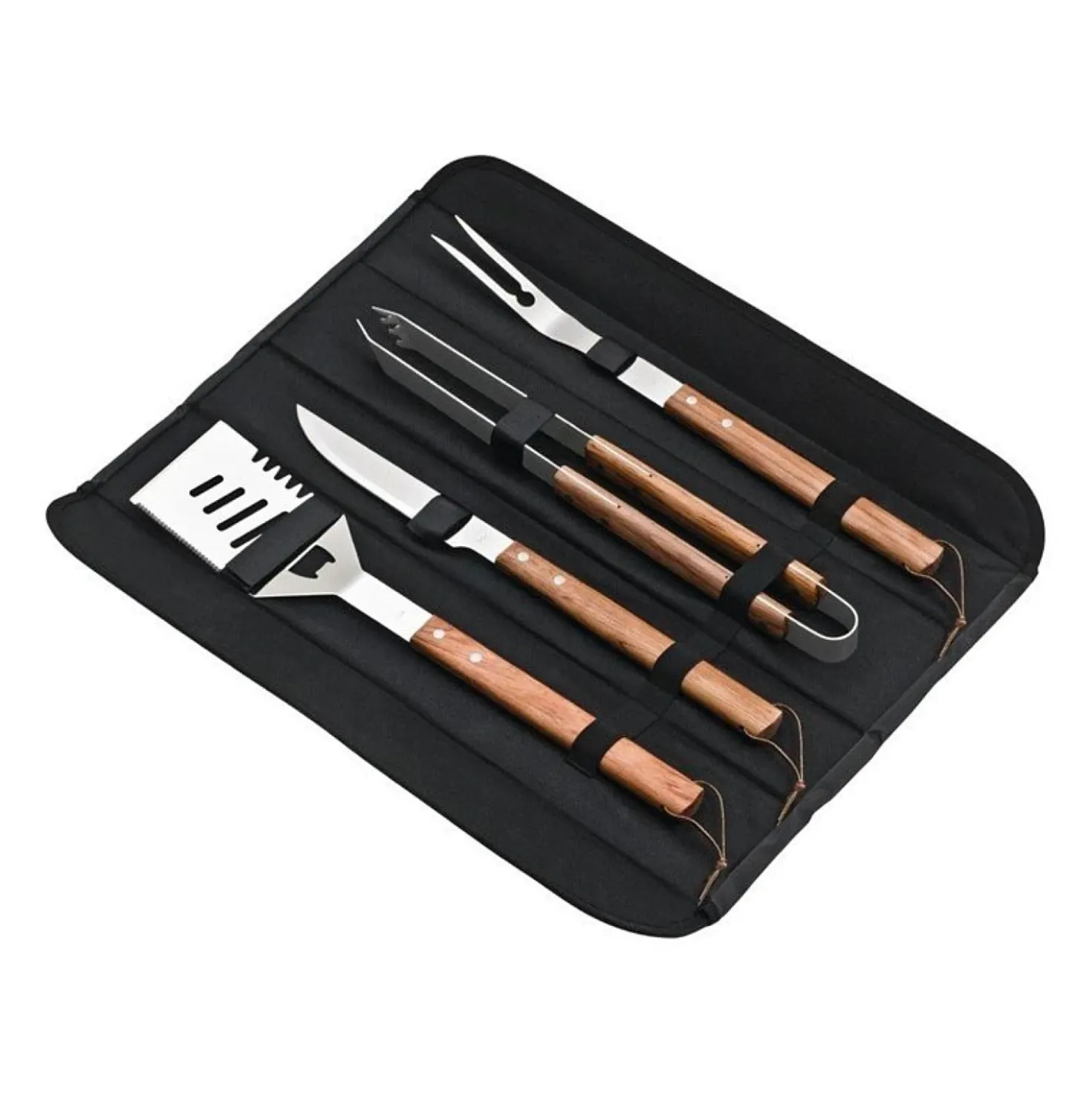 Deglon Barbecue Tools Set 4-Delig + Etui