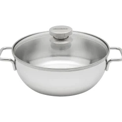 Demeyere Apollo Conische Braadpan 24 cm + Glazen Deskel