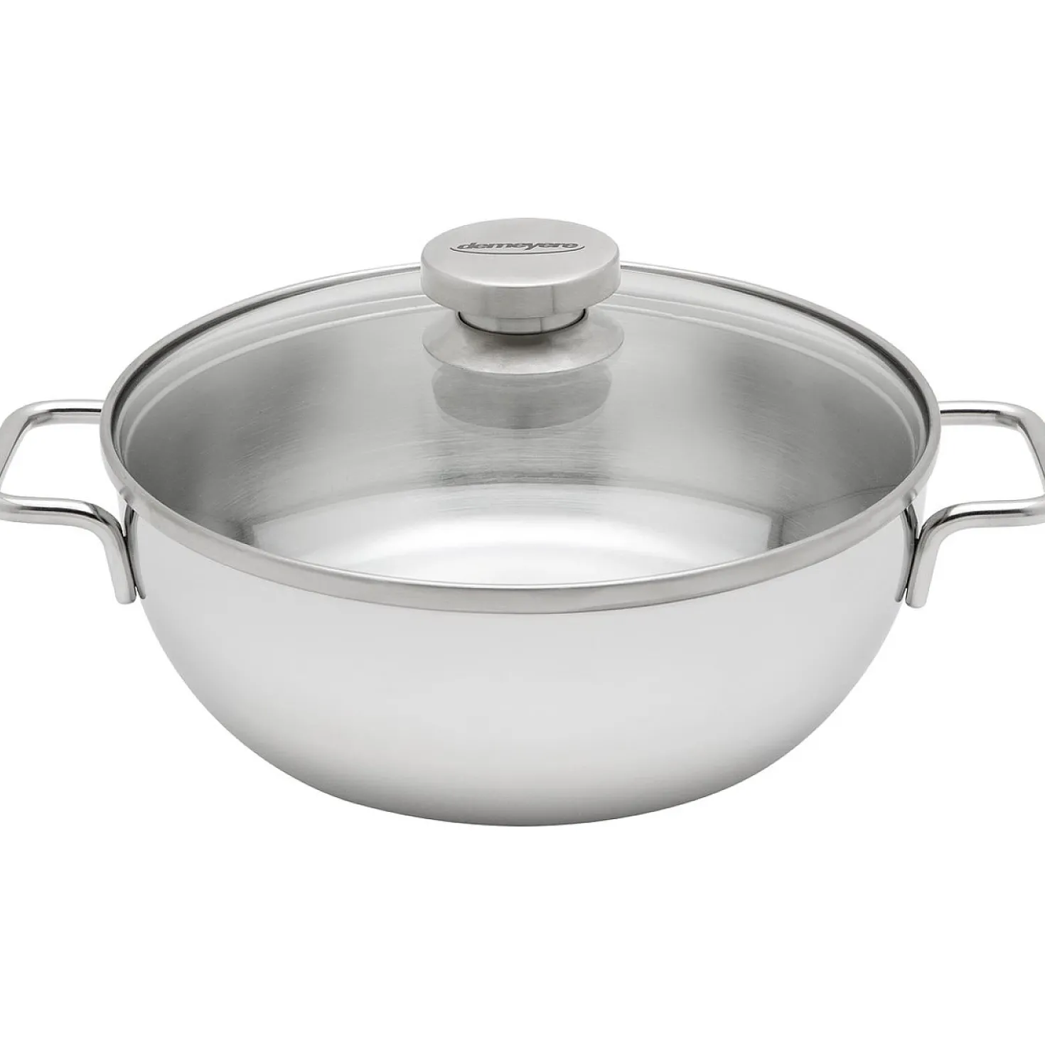 Demeyere Apollo Conische Braadpan 24 cm + Glazen Deskel