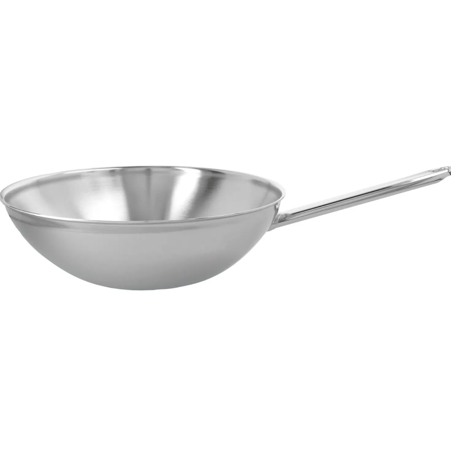 Demeyere Apollo Wok 30 cm met Vlakke Bodem