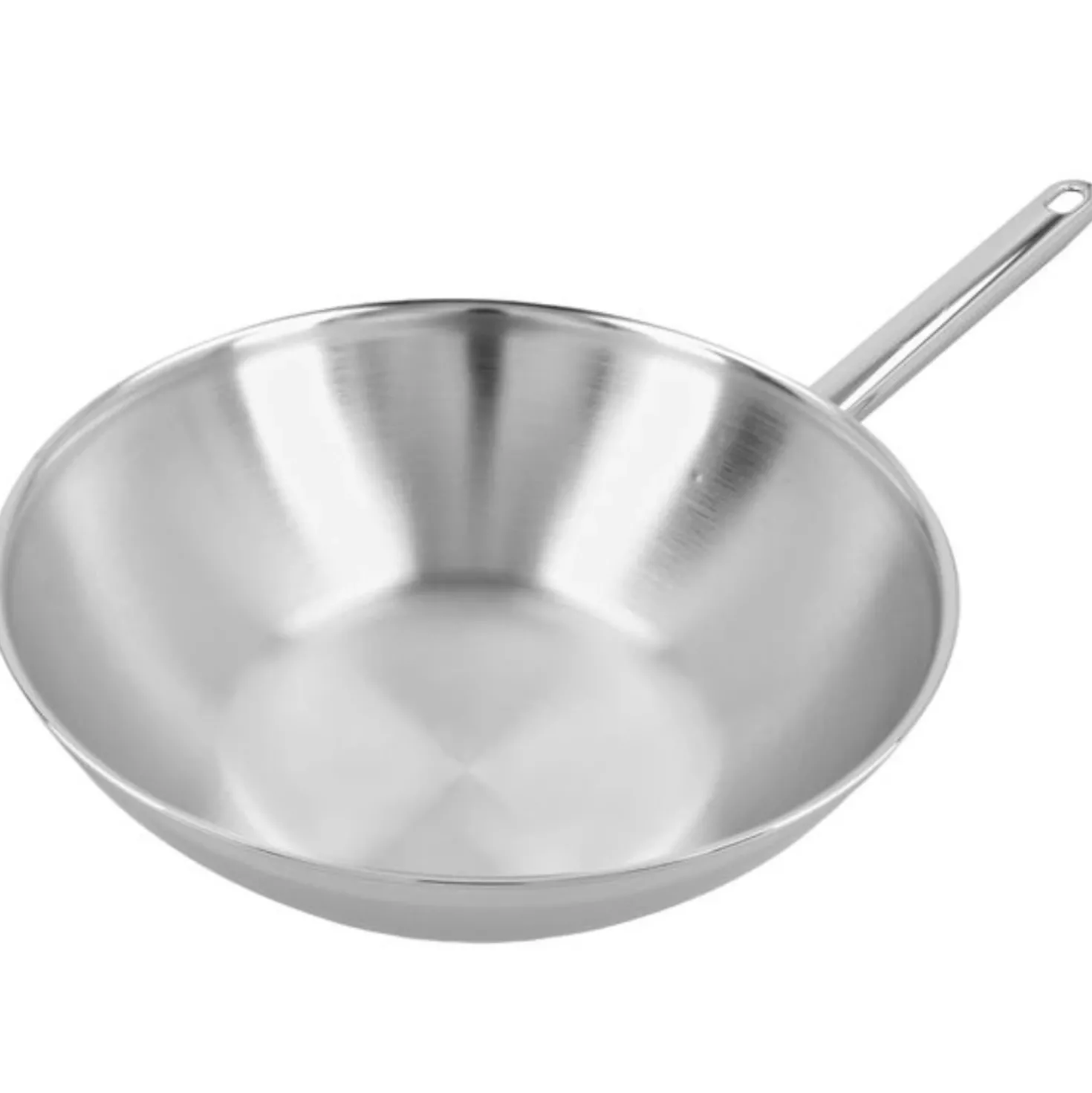 Demeyere Apollo Wok 30 cm met Vlakke Bodem
