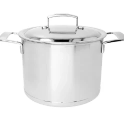Demeyere Silver 7 Hoge Soeppan Met Deksel 24 cm
