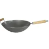 Dexam Professionele Wok Carbon Staal 34 cm