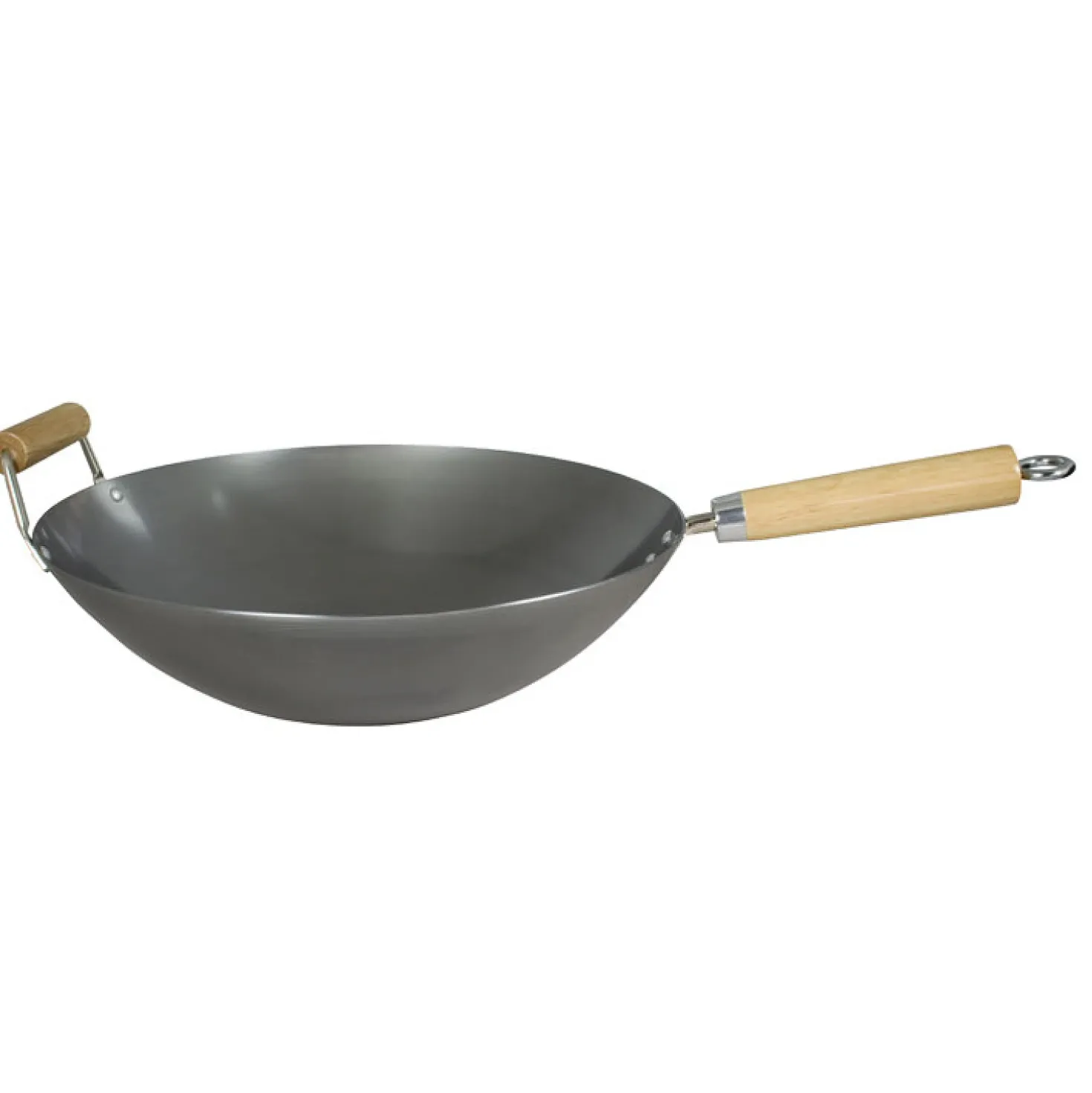 Dexam Professionele Wok Carbon Staal 34 cm