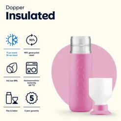 Dopper Isoleerfles Pelican Pink 580 ml