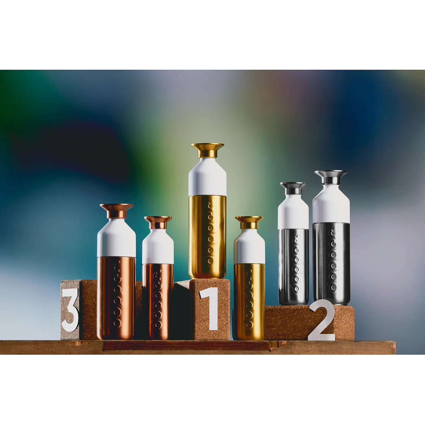 Dopper Steel Waterfles Goud BPA vrij (490 ml)