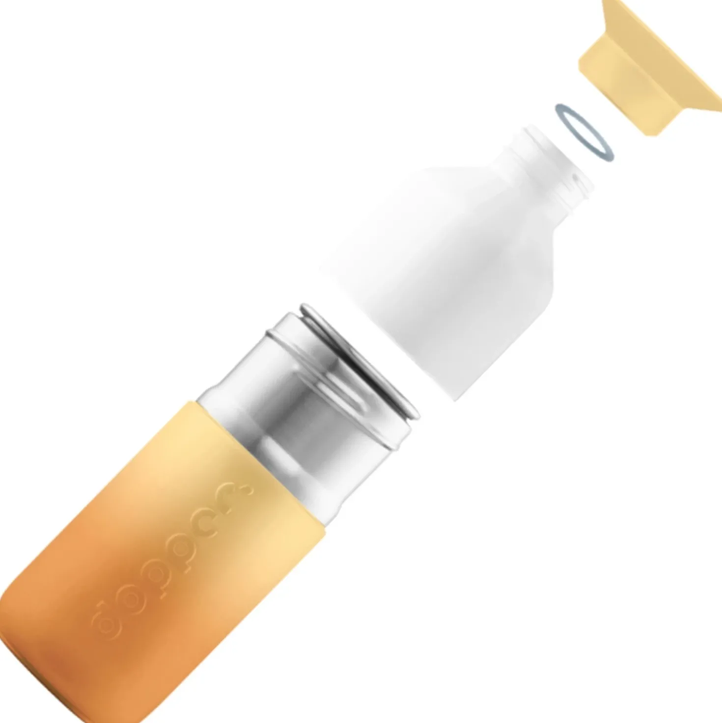 Dopper Steel Waterfles Sunrise Yellow BPA vrij (350 ml)